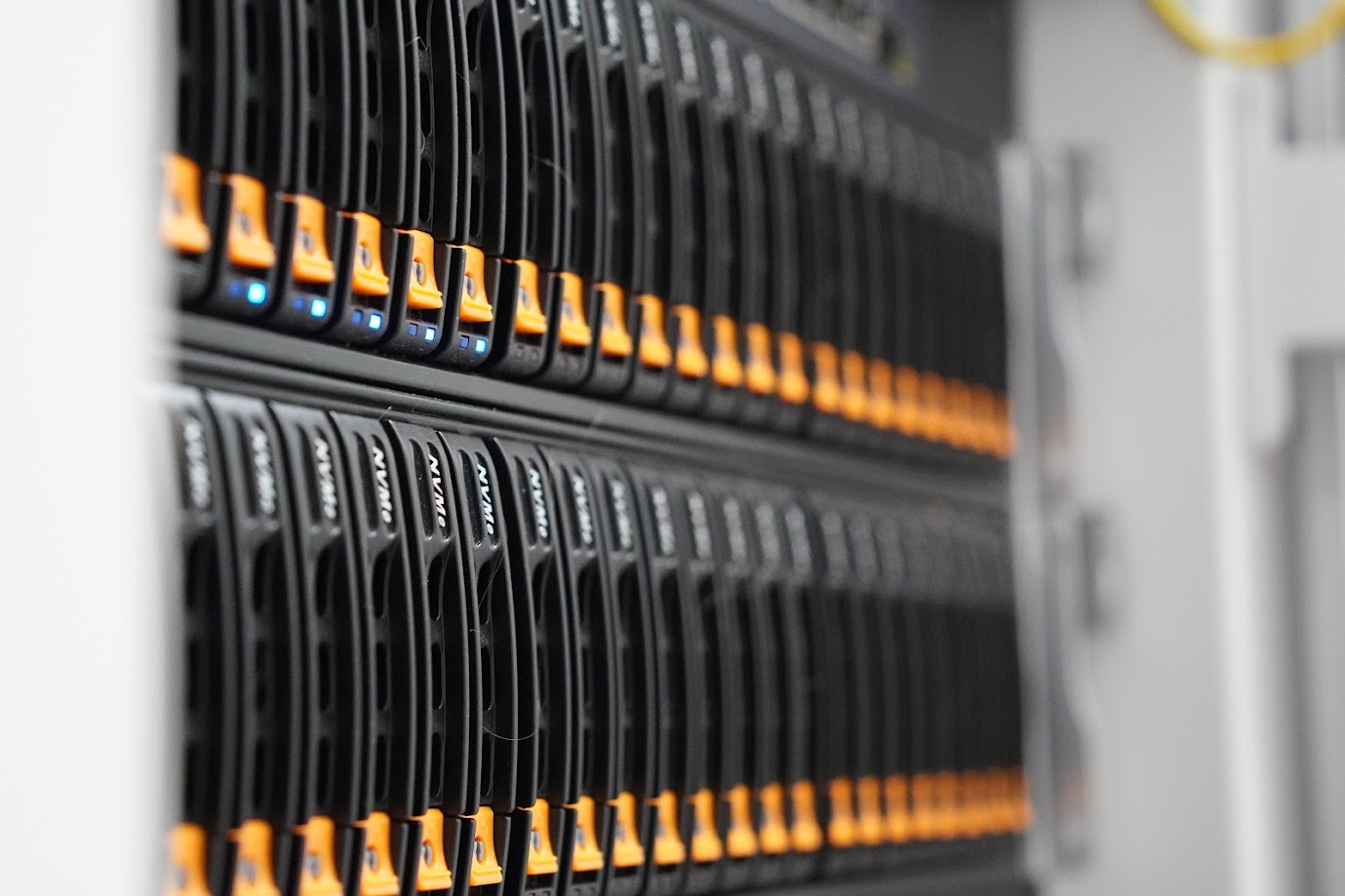 A server rack.